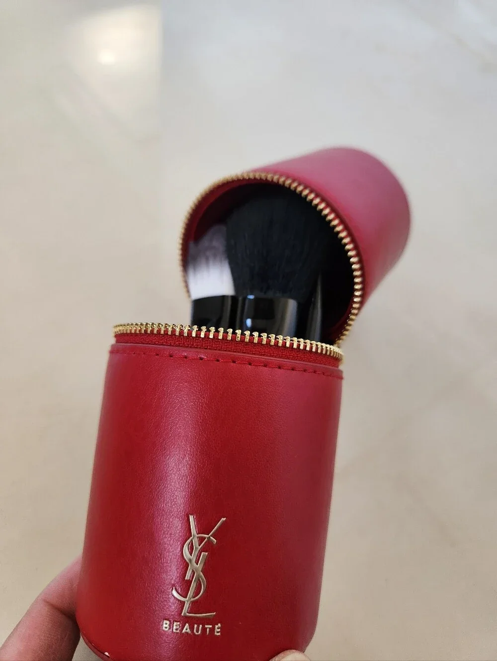 YSL Beauty Red Cosmetic Accesories Case